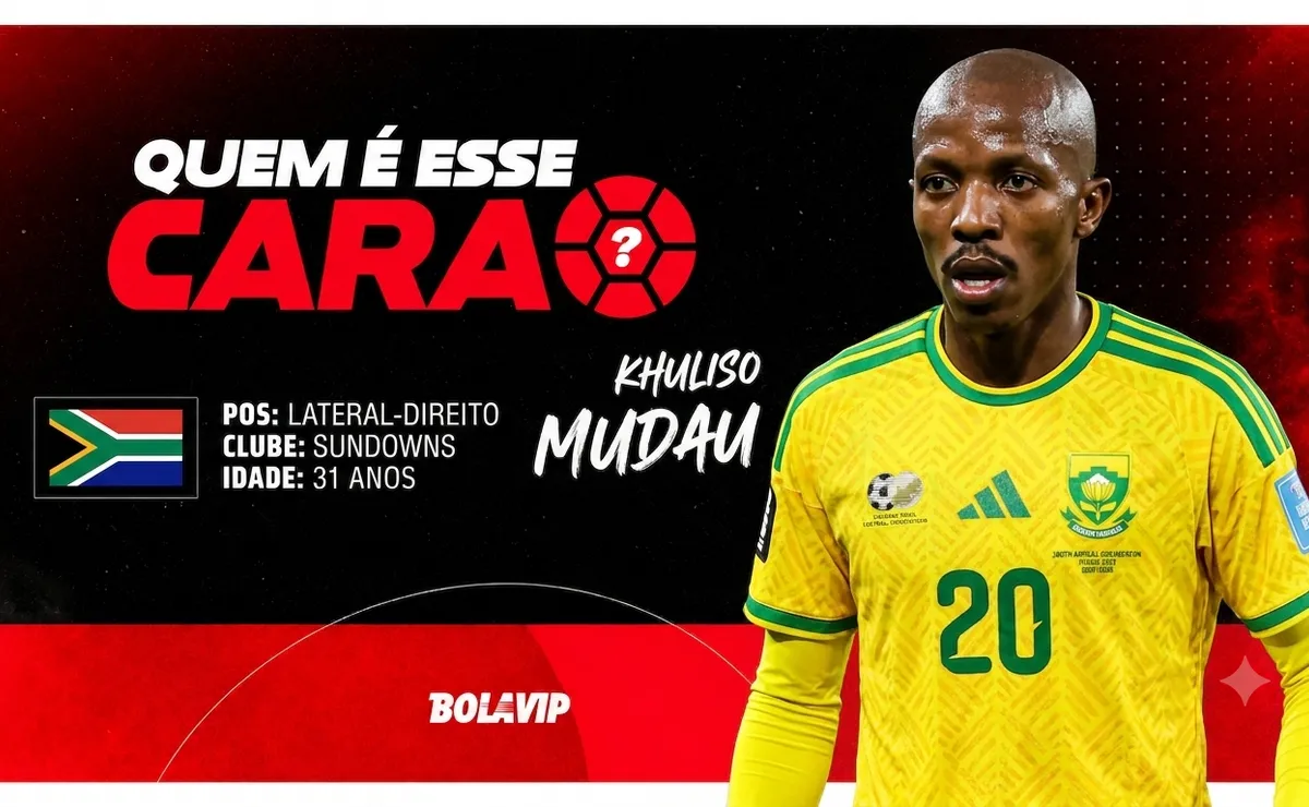 Quem é esse cara? Mudau teve reconhecimento na campanha da África do Sul na Copa