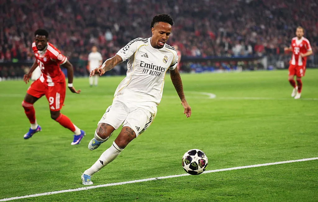 Éder Militão jogador do Real Madrid. (Photo by Adam Pretty/Getty Images)