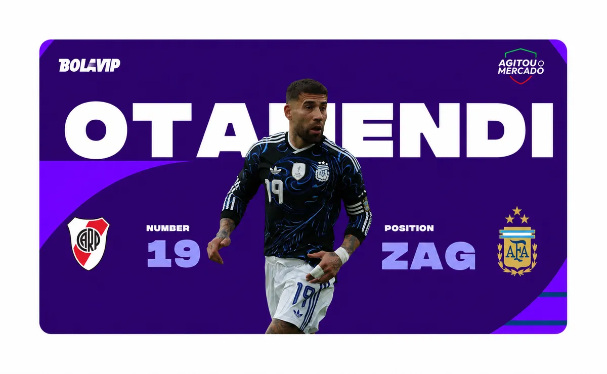 Agitou o mercado: Otamendi lidera defesa da Argentina contra a Jordânia na Copa do Mundo