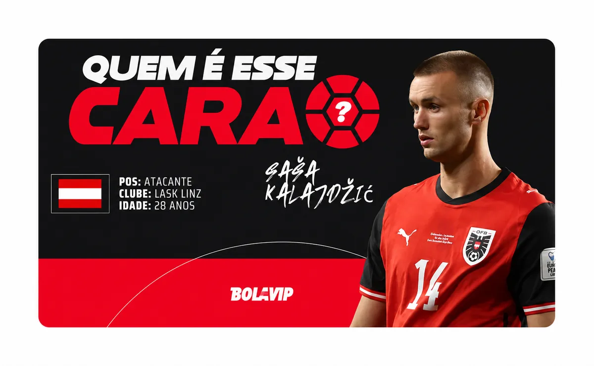 Quem é esse cara? Saša Kalajdžić marca e leva a Áustria ao mata-mata da Copa do Mundo
