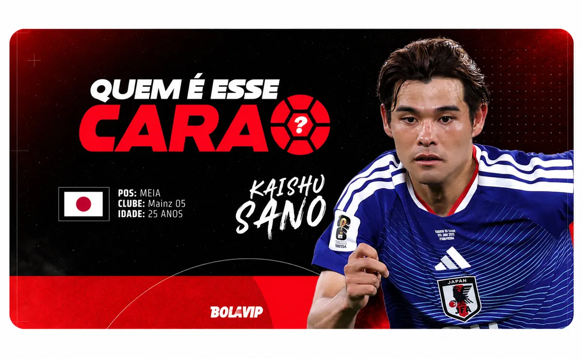 Quem é esse cara? Kaishu Sano chama atenção após marcar o único gol do Japão contra o Brasil