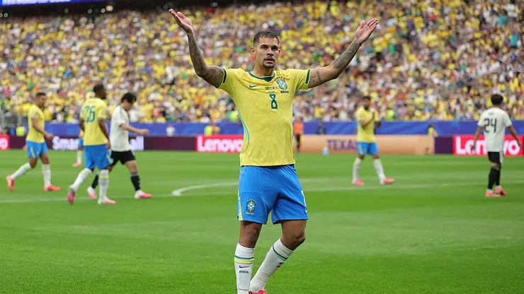 Bruno Guimarães é o líder de assistências na Copa do Mundo. Foto: Alex Slitz/Getty Images