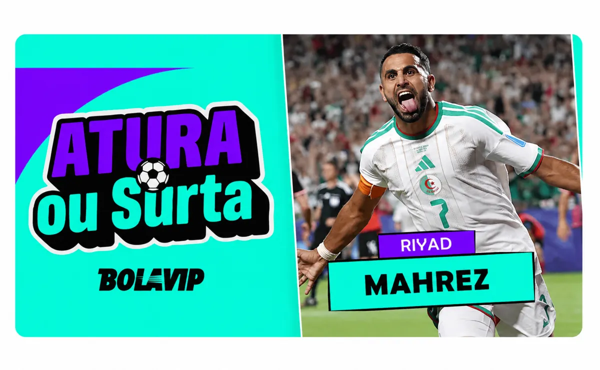 Atura ou surta: Riyad Mahrez lidera Argélia contra a Áustria e faz história na Copa do Mundo