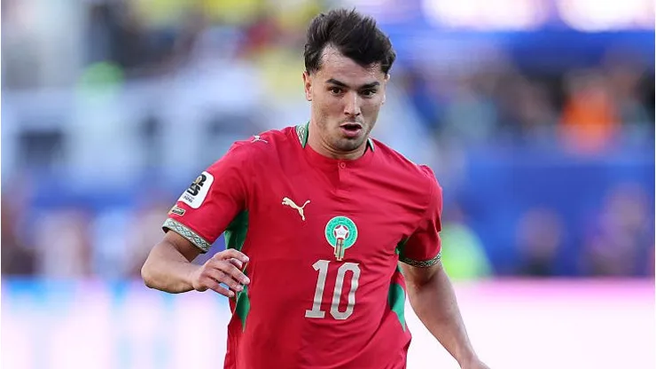 Brahim Diaz durante a partida do Grupo C da Copa do Mundo entre Brasil e Marrocos. (Photo by Dan Mullan/Getty Images)