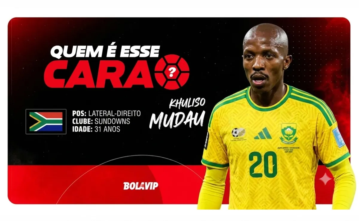Quem é esse cara? Mudau teve reconhecimento na campanha da África do Sul na Copa
