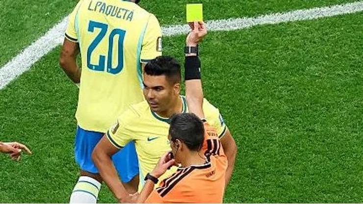 Casemiro pela Seleção. Foto: Molly Darlington/Getty Images