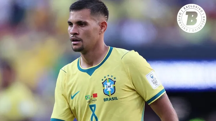 Bruno Guimarães em ação - Foto: Kevin C. Cox/Getty Images