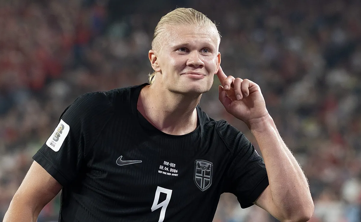 Erling Haaland busca ampliar recorde de jogos seguidos marcando gols pela Noruega