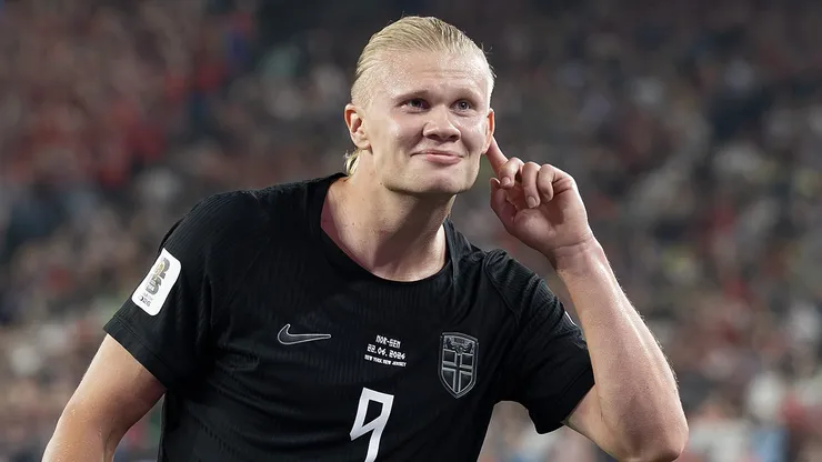 Haaland busca ampliar recorde pela Noruega. Foto: Al Bello/Getty Images