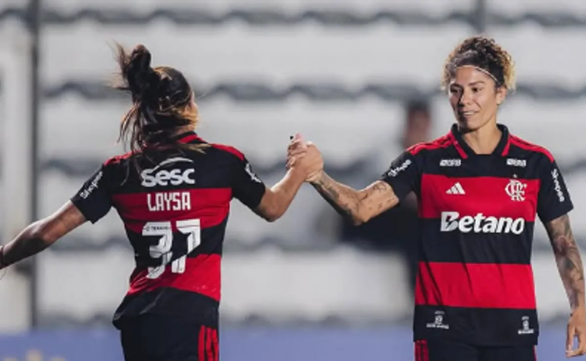 Cristiane e Laysa dividem artilharia do Flamengo feminino em 2026; veja os números