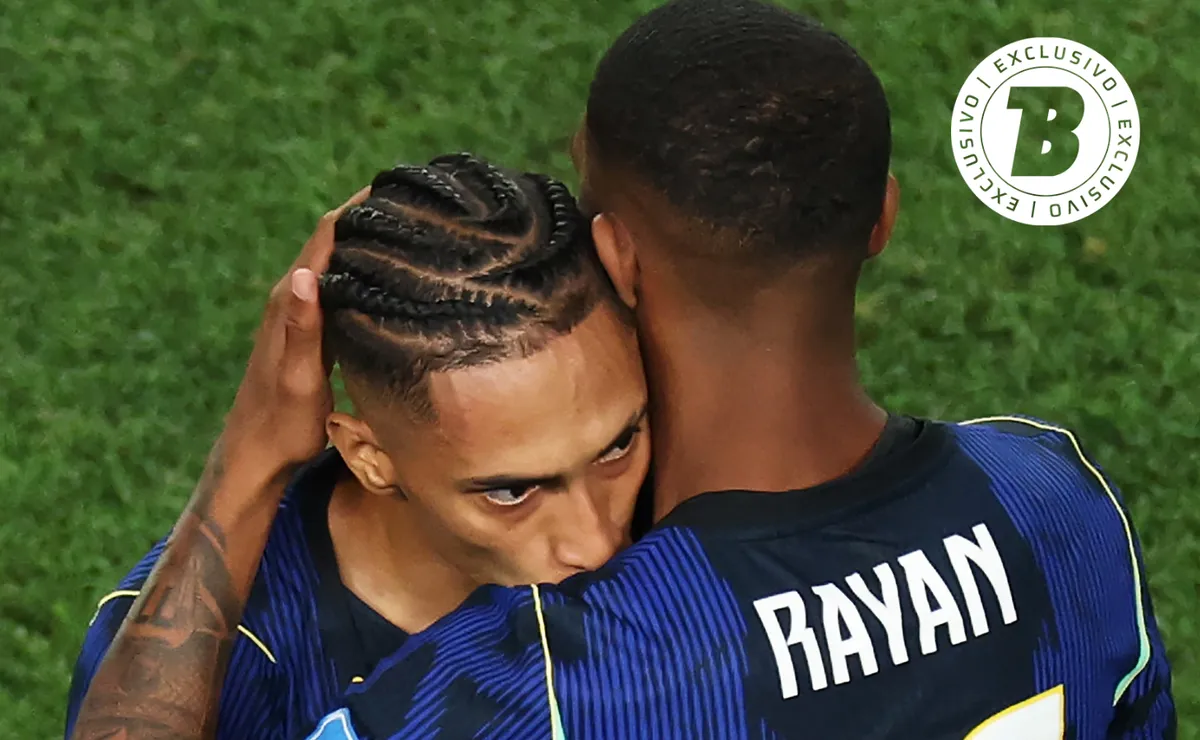 Brasil triplica gols na saída de bola adversária desde a entrada de Rayan no lugar de Raphinha