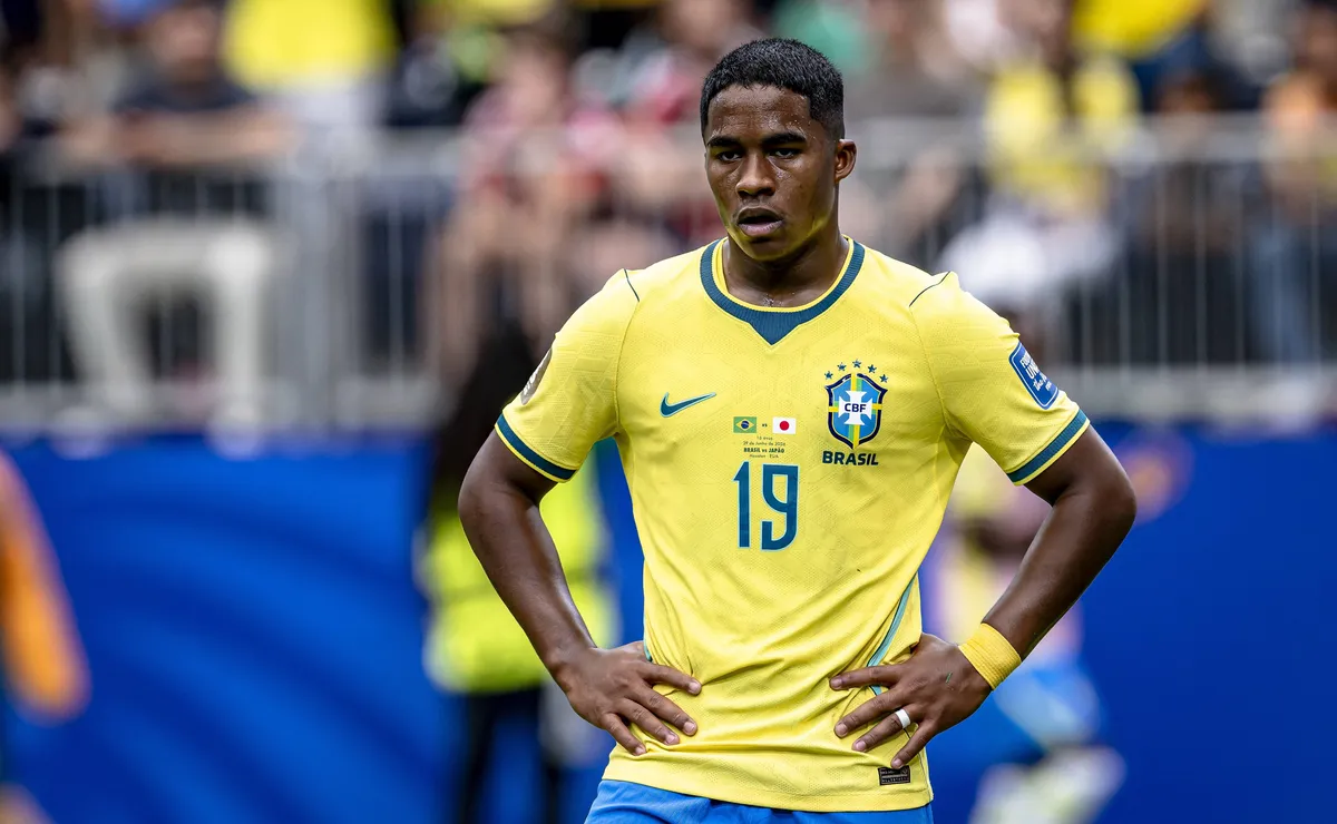 Endrick ganha elogios de Ancelotti após mudar postura ofensiva do Brasil contra o Japão