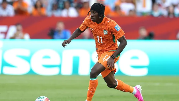Yan Diomandé é o destaque da Costa do Marfim na Copa do Mundo 2026. Foto: Alexander Hassenstein/Getty Images
