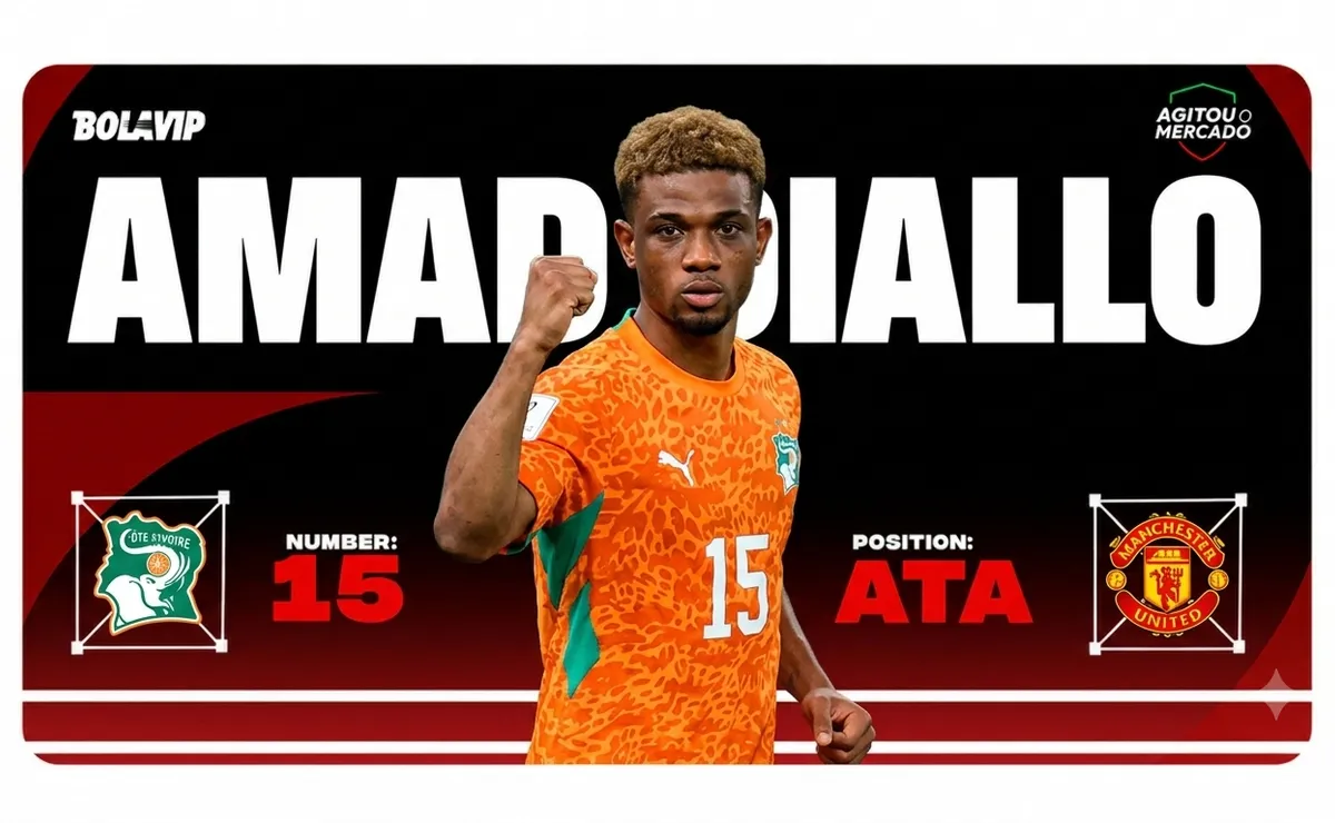 Agitou o mercado: Amad Diallo faz golaço em Costa do Marfim x Noruega e movimenta a janela