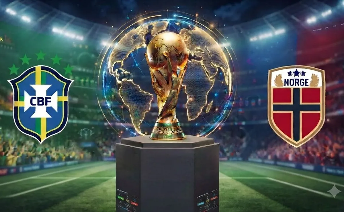 Brasil x Noruega: Inteligência Artificial revela quem avançará na Copa do Mundo de 2026