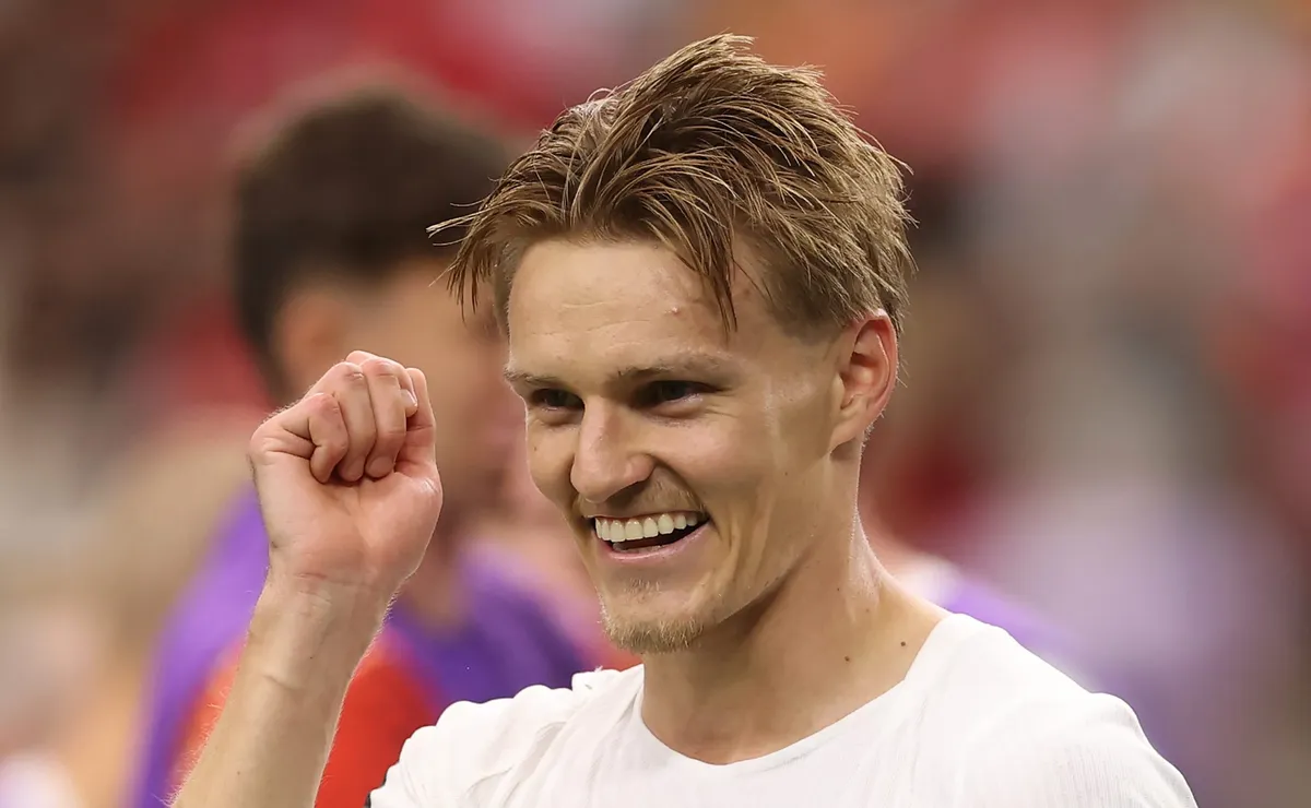 Martin Ødegaard, principal meio-campista da Noruega, afirma ansiedade para enfrentar o Brasil
