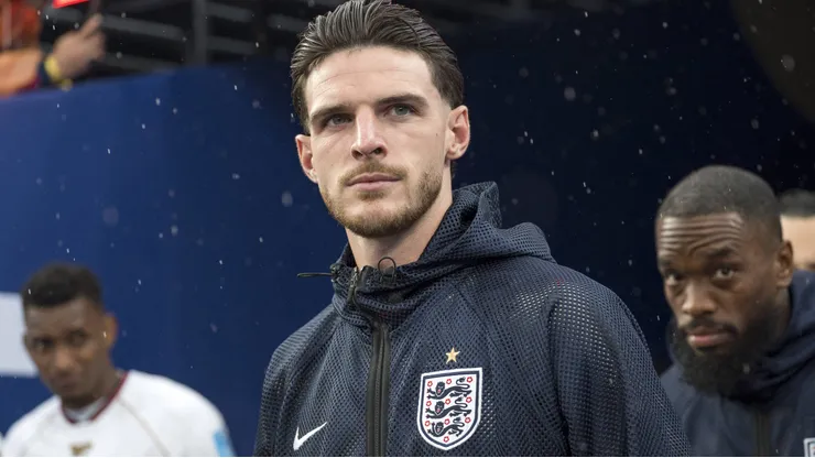Declan Rice projetou a partida. Foto: Marco Bader/IMAGO/HMB-Media