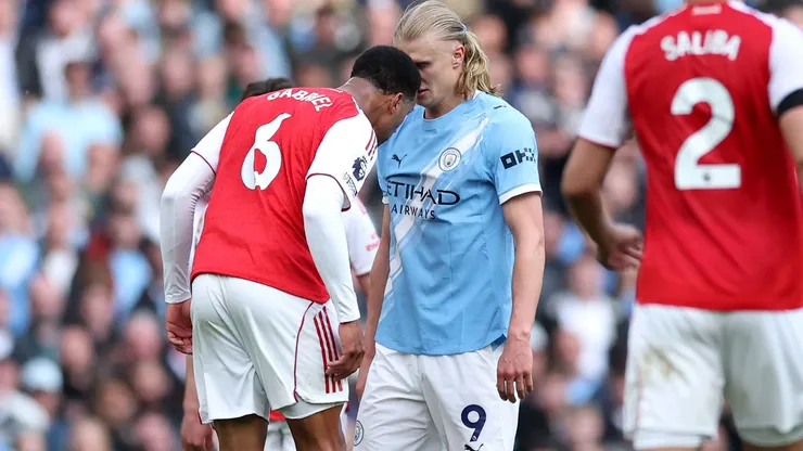 Gabriel Magalhães e Haaland revivem rivalidade da Premier League em Brasil x Noruega nas oitavas - Foto Michael ReganGetty Images