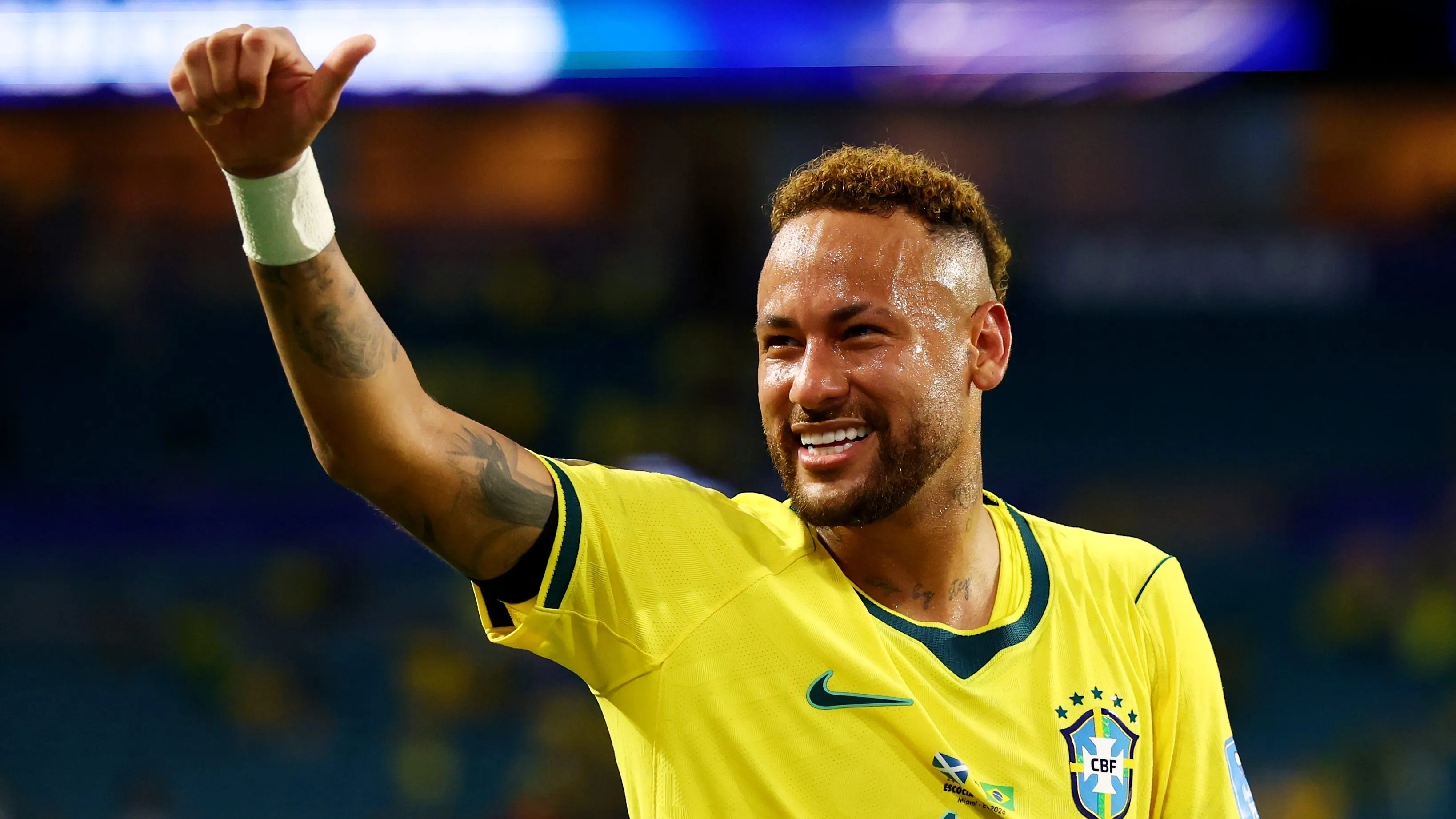 Neymar é ídolo do Santos e do Brasil. Foto: Robert Cianflone/Getty Images