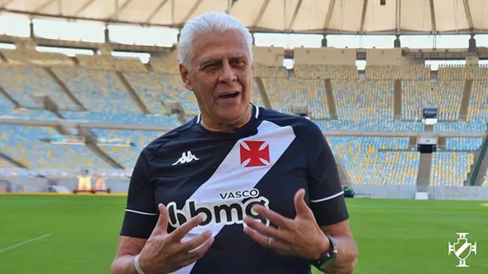 Roberto Dinamite. Foto: Gabriel Suares/Vasco