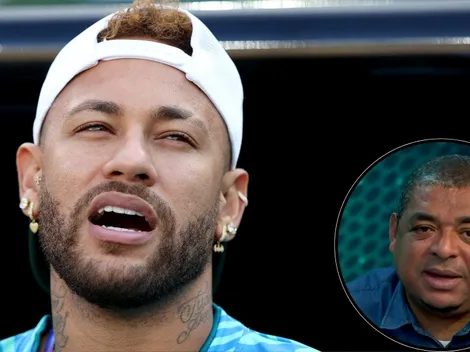 Neymar estava triste após classificação do Brasil, diz Vampeta
