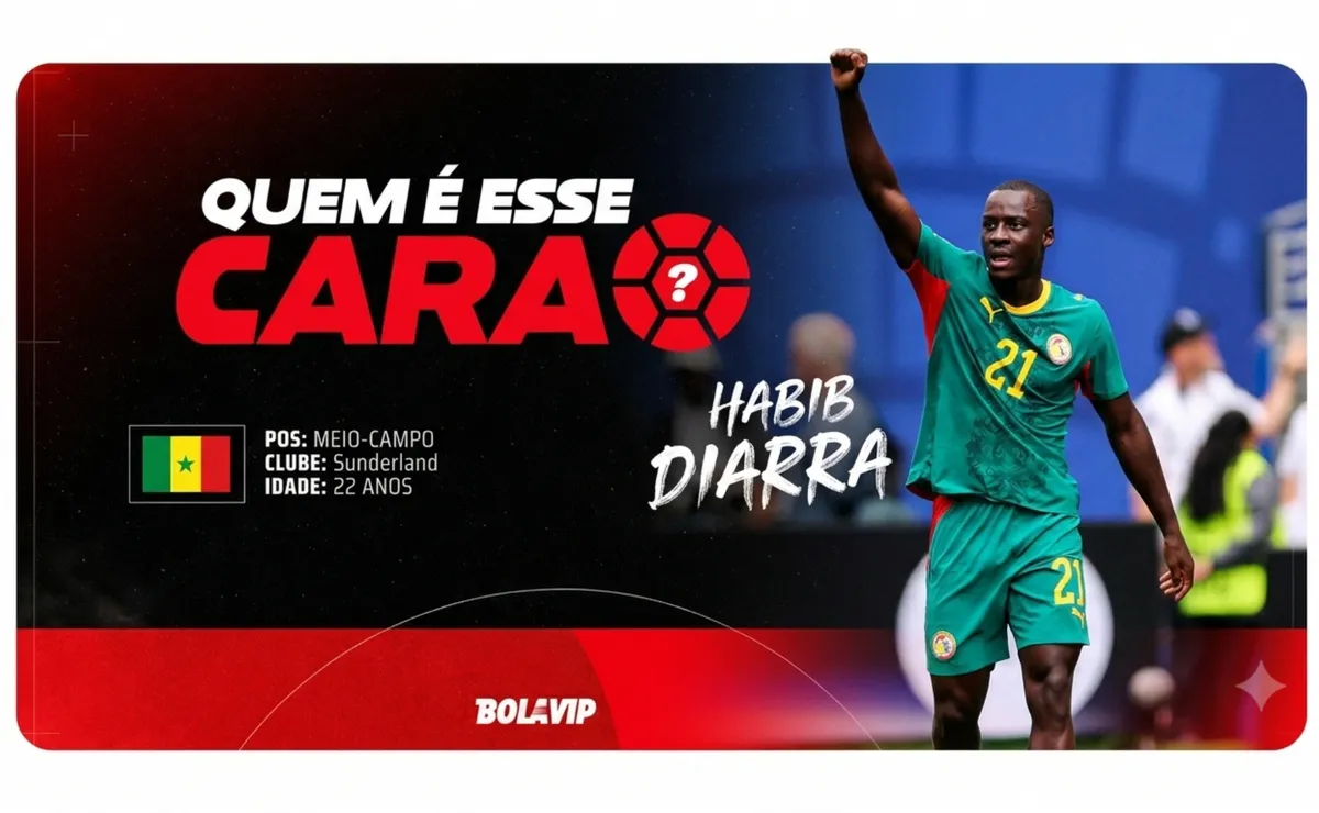 Mesmo com eliminação, Habib Diarra confirma protagonismo pelo Senegal na Copa do Mundo de 2026
