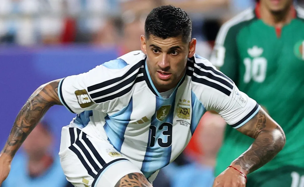 Cuti Romero treina e deve ser o principal reforço da Argentina contra Cabo Verde