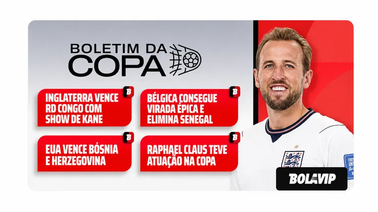 Harry Kane, atacante da Seleção da Inglaterra