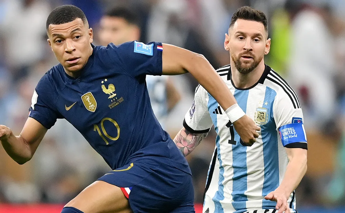Mbappé impressiona ao marcar mais gols que Messi em fases eliminatórias da Copa do Mundo