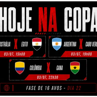 Argentina lidera os jogos desta sexta na Copa do Mundo