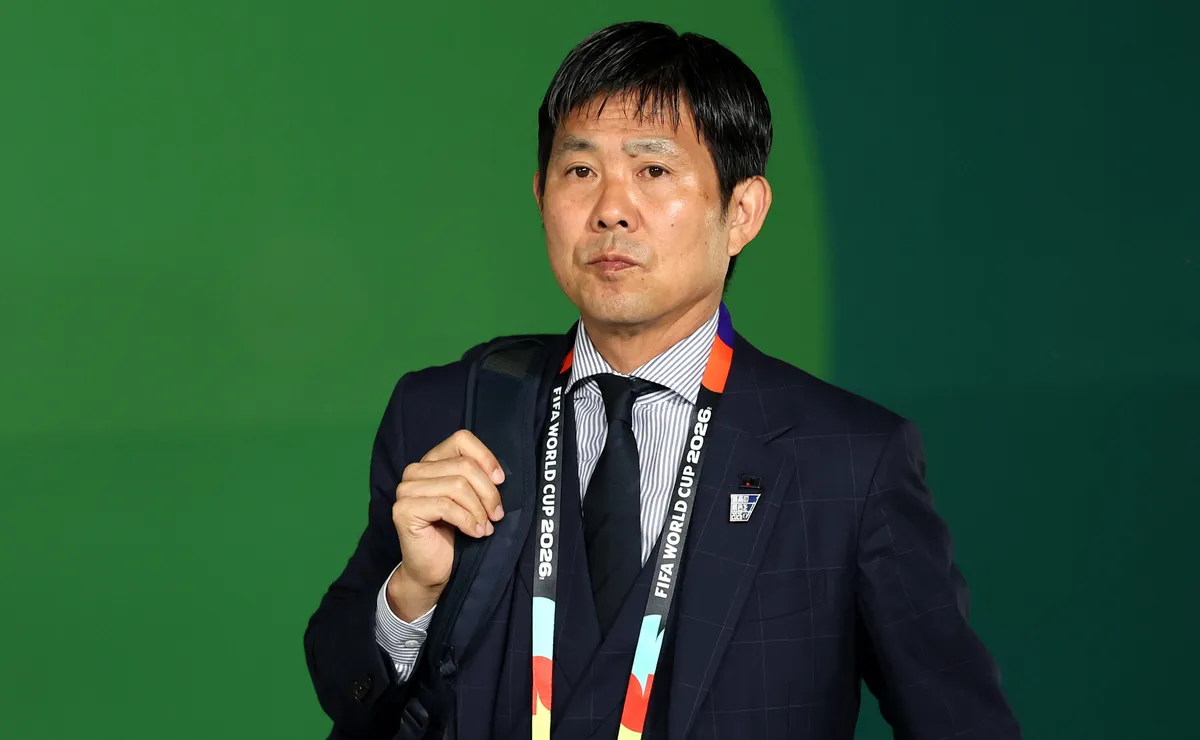 Hajime Moriyasu, técnico do Japão, pode ser demitido após perder da Seleção Brasileira na Copa do Mundo