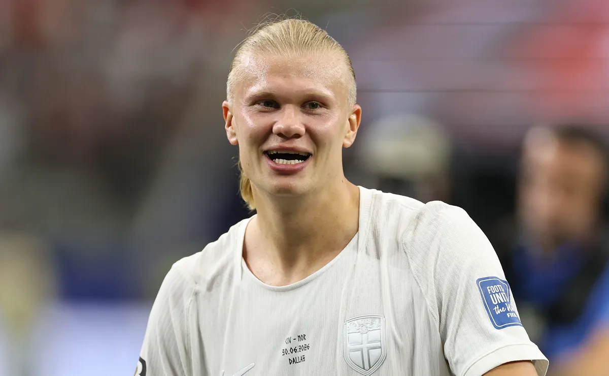 Haaland é ameaça central e só perde para Neymar em gols entre convocados da Seleção Brasileira