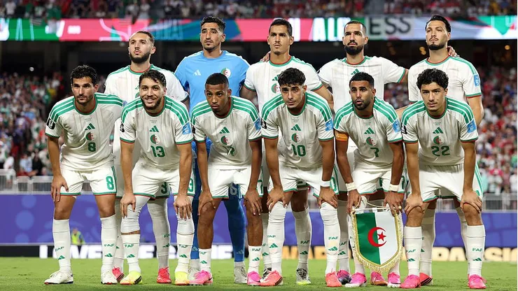 Argélia na Copa. Foto: Michael Steele/Getty Images