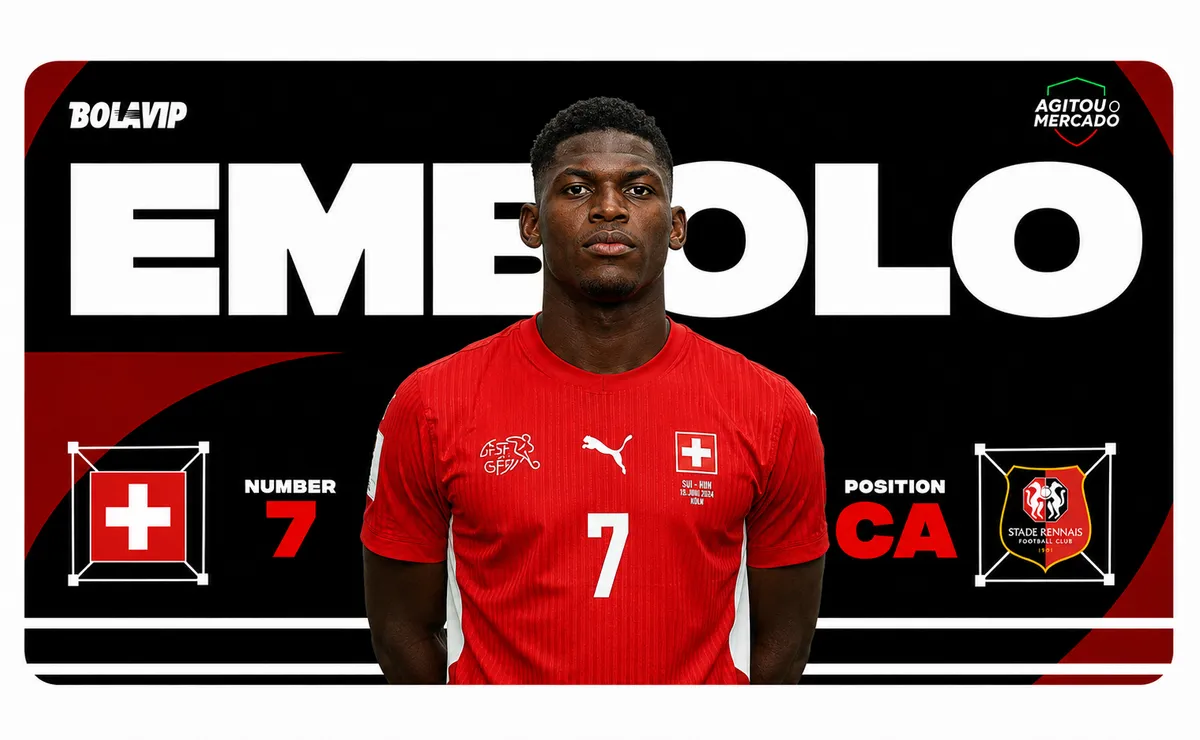 Embolo, de R$ 89 milhões, brilha na Copa pela Suíça com histórico agitado no mercado da bola