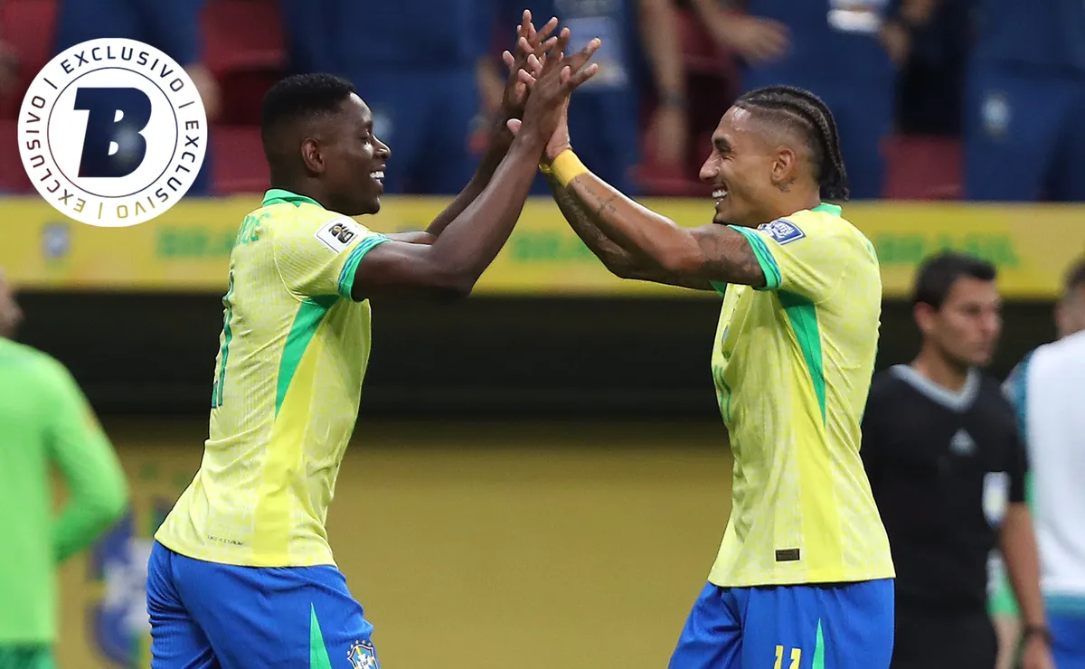Seleção Brasileira: Raphinha volta aos treinos, e Luiz Henrique perde espaço com Ancelotti