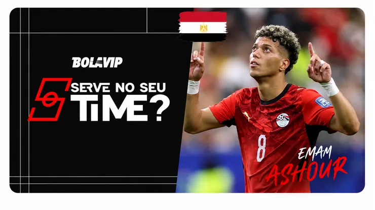 Emam Ashour vira assunto na rede social. Foto: Kevin C. Cox/Getty Images/Arte Bolavip Brasil.