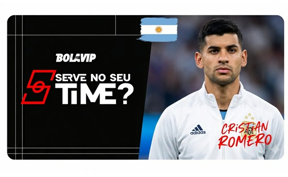 Serve no seu time? Cristian Romero se destaca pela Argentina contra Cabo Verde e vale 45 milhões de euros