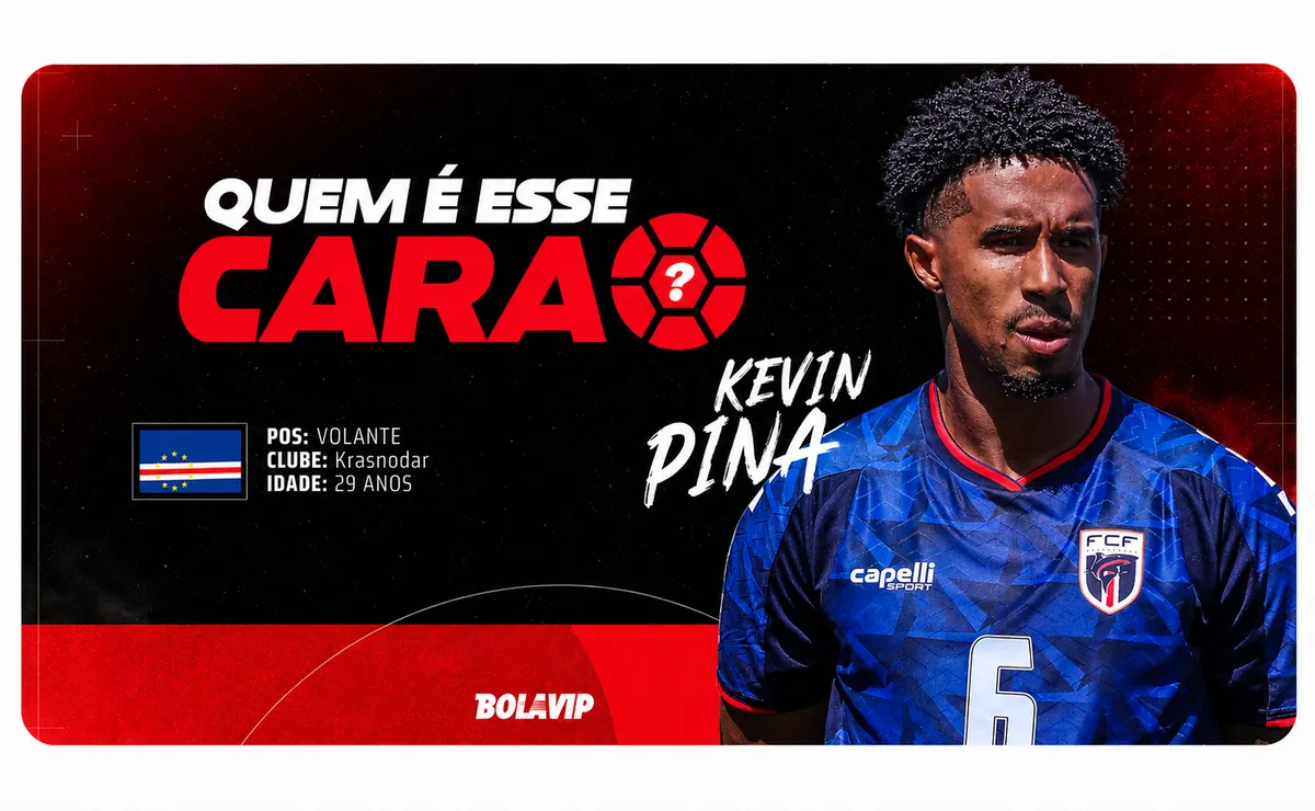 Quem é esse cara? Kevin Pina domina o meio de campo de Cabo Verde diante da Argentina