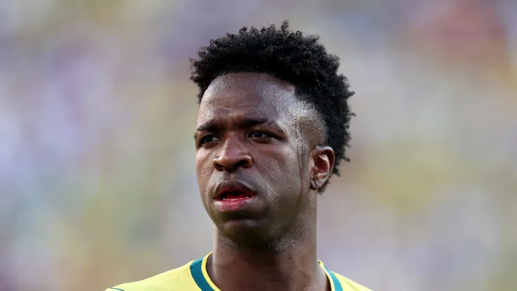 Vinícius Júnior durante jogo da Copa em Nova Jersey.