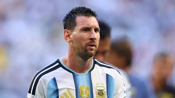 Messi durante Argentina x Cabo Verde. Photo by Robert Cianflone/Getty Images