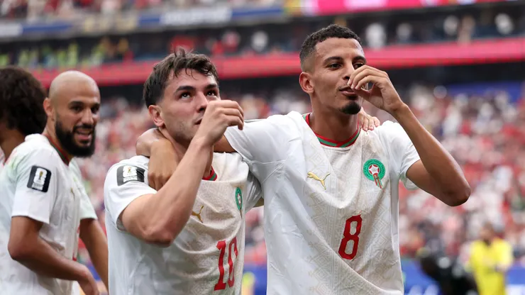 Ounahi marcou os dois gols do Marrocos. (Photo by Kevin C. Cox/Getty Images)