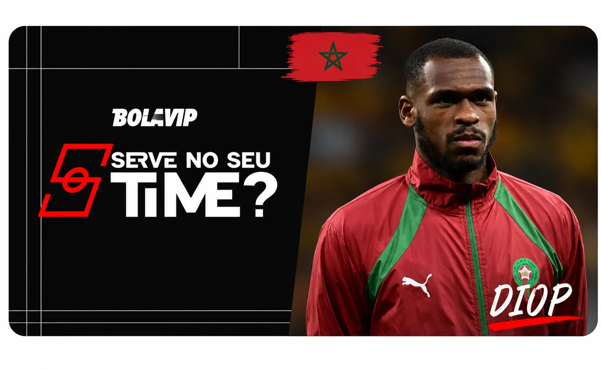 Serve no seu time? Diop inicia trajetória na Seleção de Marrocos e chama atenção na Copa