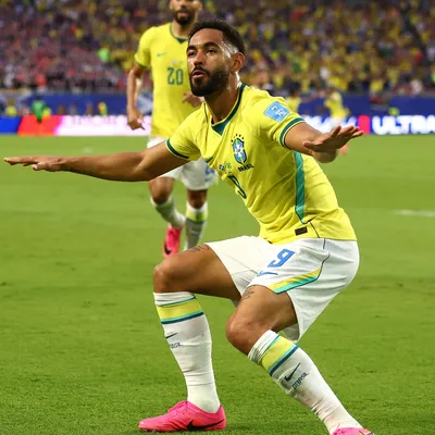 Matheus Cunha tem comemoração imitada por tenista em Wimbledon