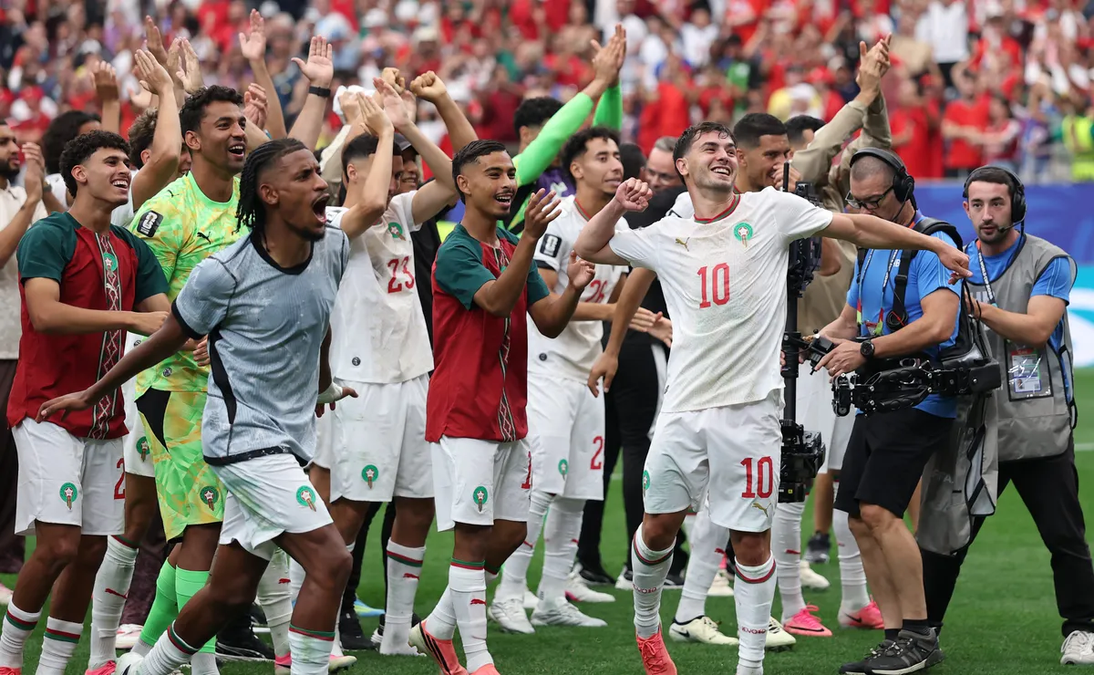 Marrocos alcança marca histórica e chega às quartas pela segunda vez na Copa do Mundo