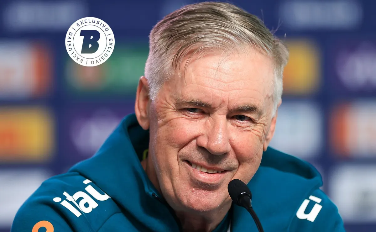Vídeo: Ancelotti chega bem-humorado em treino da Seleção antes de duelo com a Noruega