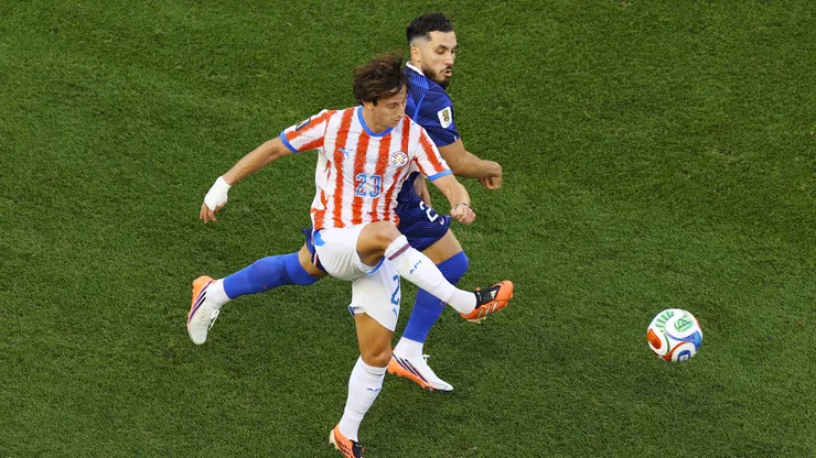 Cherki detona arbitragem de França x Paraguai após classificação na Copa do Mundo. Foto: Al Bello/Getty Images