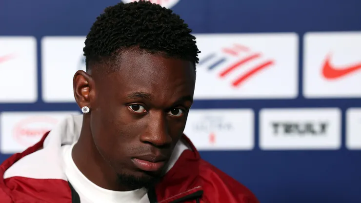 Folarin Balogun da Seleção dos Estados Unidos durante entrevista coletiva