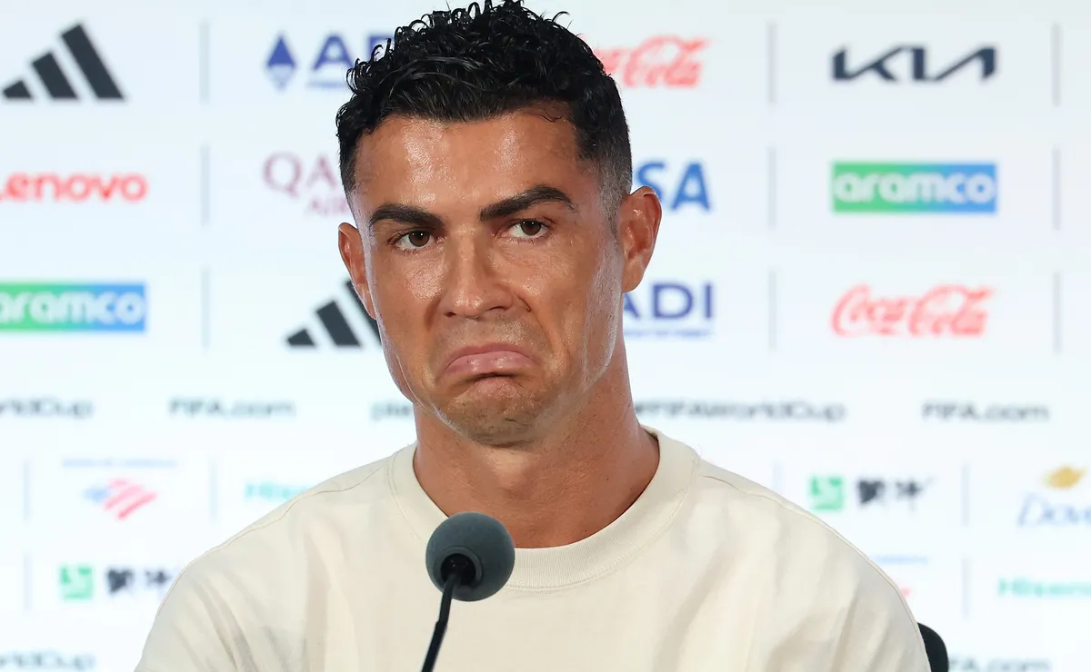 Cristiano Ronaldo provoca jornalista Marcelo Bechler em coletiva na Copa: “não gosta de mim”