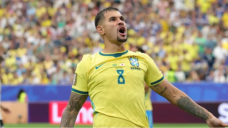 Bruno Guimarães é um dos destaques da Seleção Brasileira (Photo by Alex Slitz)