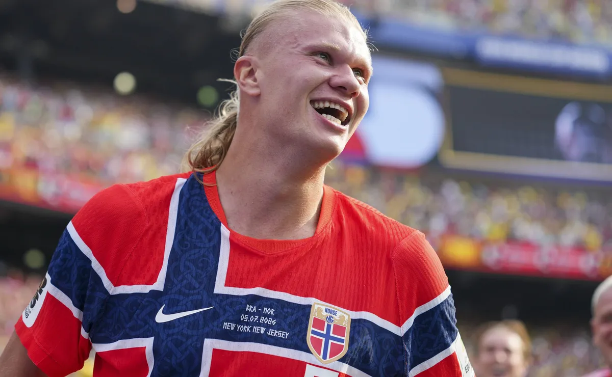 Haaland vibra após eliminação da Seleção Brasileira da Copa do Mundo: “Maior partida da história da Noruega”
